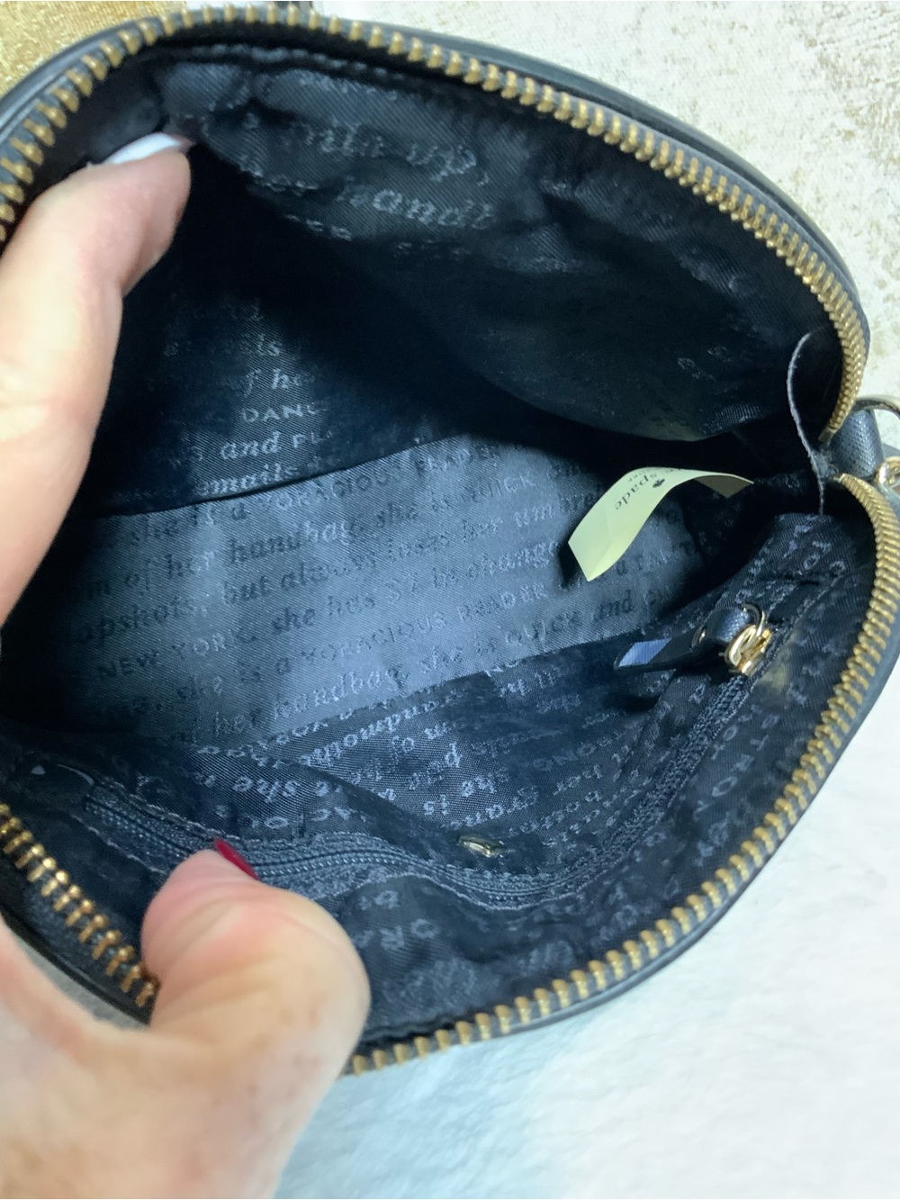 🩷kate spade Storybook Lining Floral Dome Crossbody Bag - Picture 6 of 6